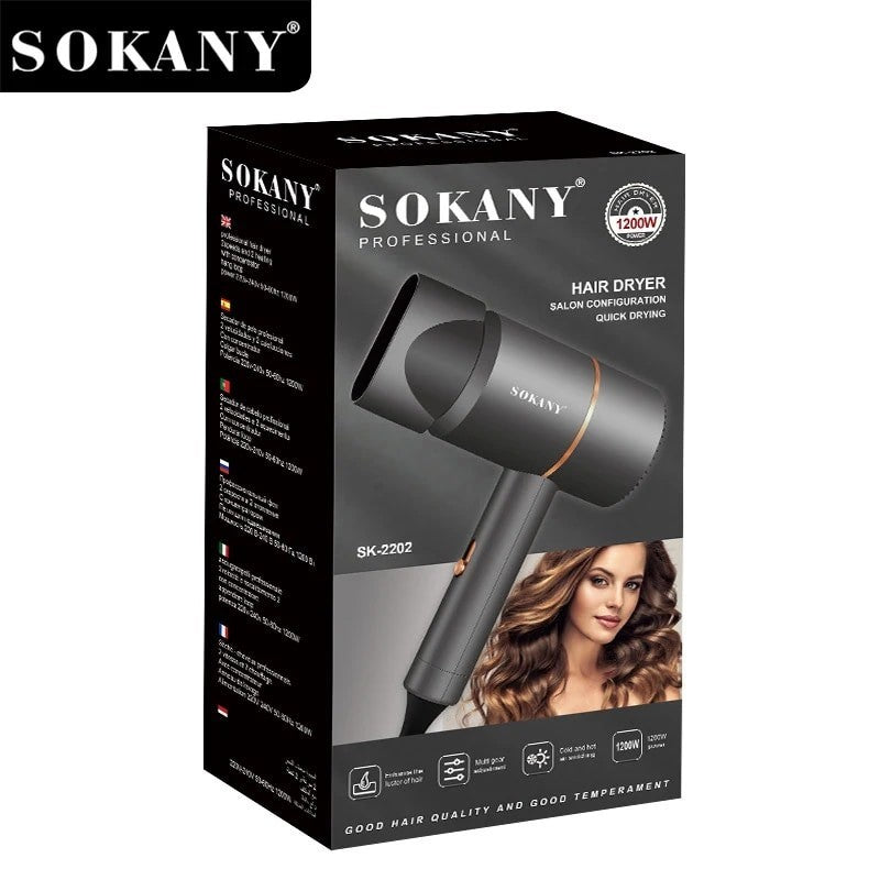 SOKANY Hair Dryer with Concentrator Nozzle -  SK-2202