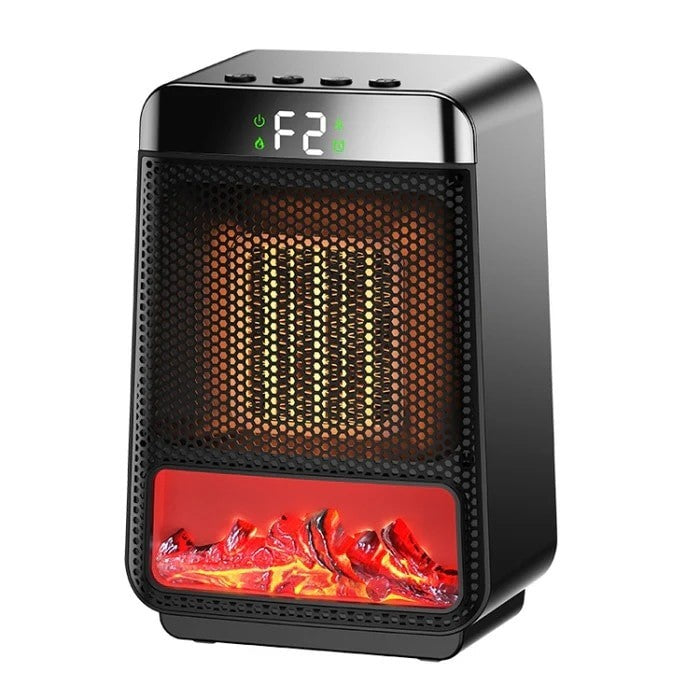 Desktop PTC Heater - Dynamic Flame Light -  iDiskk E03