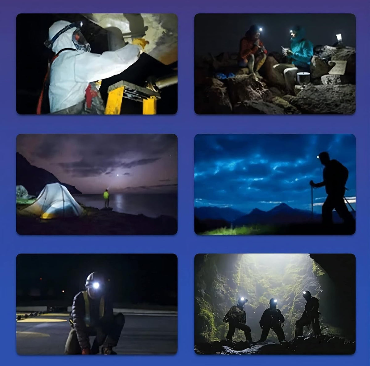 Rechargeable LED Headlamp - 1200 Lumens - 5 Modes