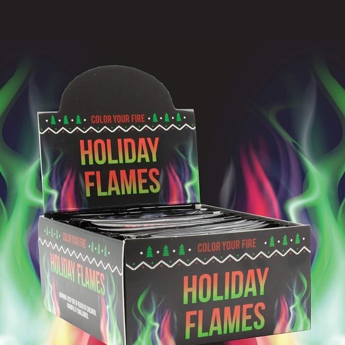 Magical Flames - Creates Colorful Vibrant Flames - 25 Pack