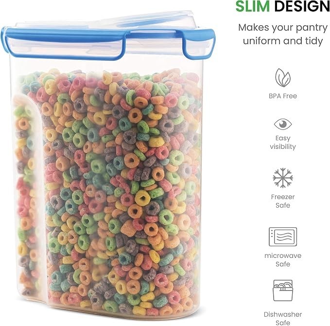 Extra Large Cereal Containers Set - 21 Cup - 2 Pack