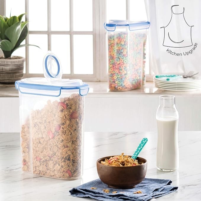 Extra Large Cereal Containers Set - 21 Cup - 2 Pack