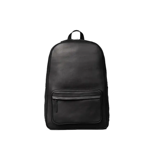 Bisoncart USA Full Grain Milled Leather Backpack - 16" Professional Commuter